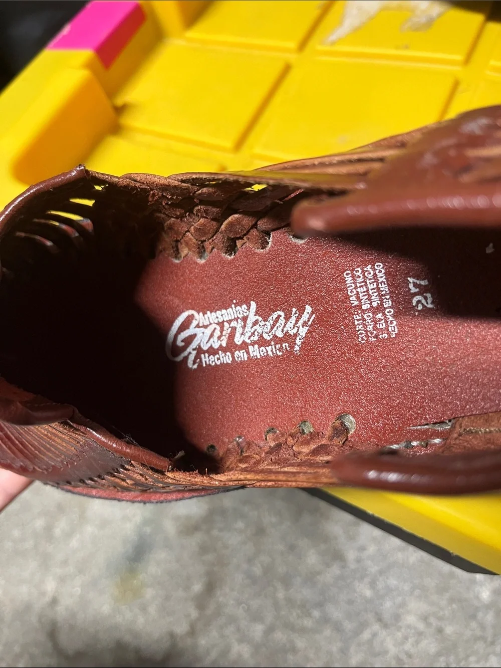 Brown Leather Fisherman Sandals (Huaraches)